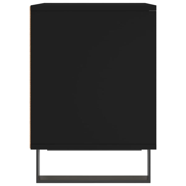 Yöpöydät 2 kpl musta 40x35x50 cm tekninen puu