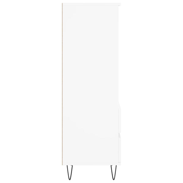 Kaappi valkoinen 40x36x110 cm tekninen puu