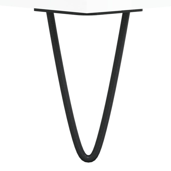 Kaappi korkeakiilto valkoinen 40x36x110 cm tekninen puu