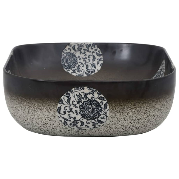 Pesuallas tasolle monivärinen suorakaide 48x37,5x13,5 cm