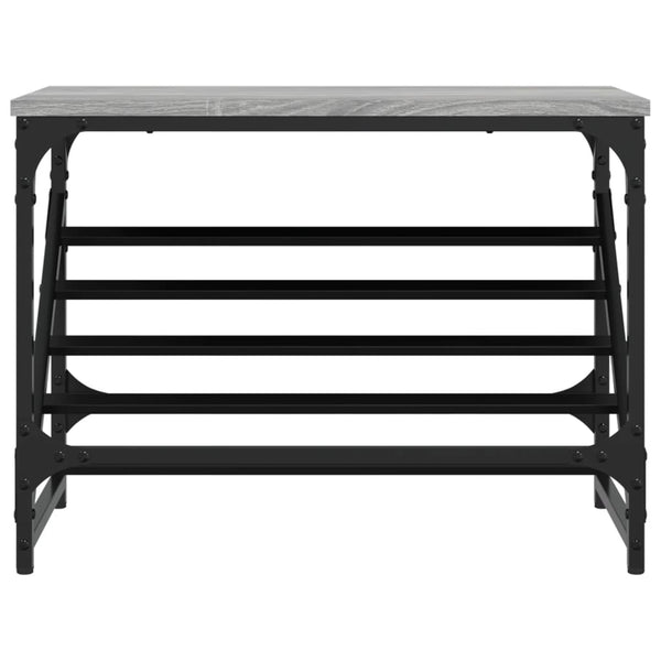 Kenkäteline harmaa Sonoma 60x30x45 cm tekninen puu