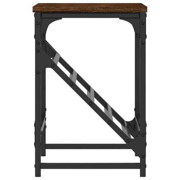 Kenkäteline ruskea tammi 60x30x45 cm tekninen puu