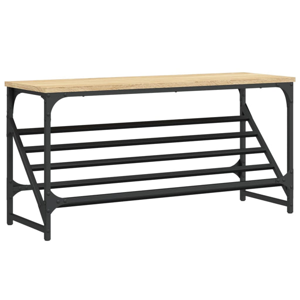 Kenkäteline Sonoma-tammi 90x30x45 cm tekninen puu