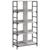 Kirjahylly harmaa Sonoma 78,5x33x153 cm tekninen puu