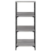 Kirjahylly harmaa Sonoma 50x33x117,5 cm tekninen puu