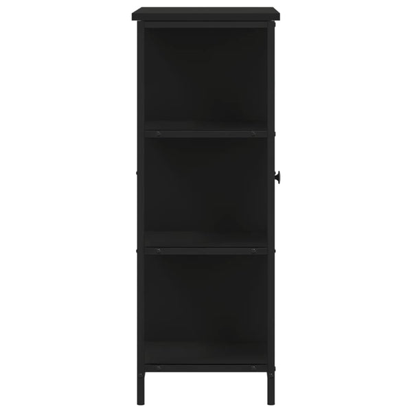 Senkki musta 70x30x80 cm tekninen puu