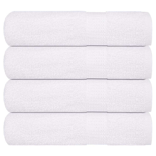 Kylpypyyhkeet 4 kpl valkoinen 100x150 cm 360 gsm 100% puuvilla