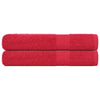 Punainen saunapyyhkeet Nayeli 80x200cm (2 kpl 100% puuvilla)
