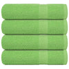 Omenanvihreä kylpypyyhkeet Nayeli 100x150cm (4 kpl, 100% puuvilla)