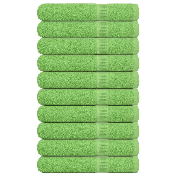 Omenanvihreä saunapyyhkeet Nayeli 80x200cm (10 kpl 100% puuvilla)