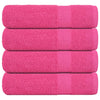 Pinkki kylpypyyhkeet Nayeli 100x150cm (4 kpl 100% puuvilla)