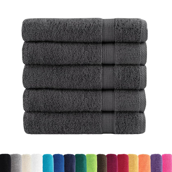 Premium Pyyhkeet 25 kpl antras. 70x140 cm 600 gsm 100% puuvilla