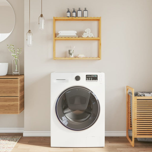 Kylpyhuonehylly Zavoreanu 60x15x54cm (3 kerrosta seinäasennettava bambu)