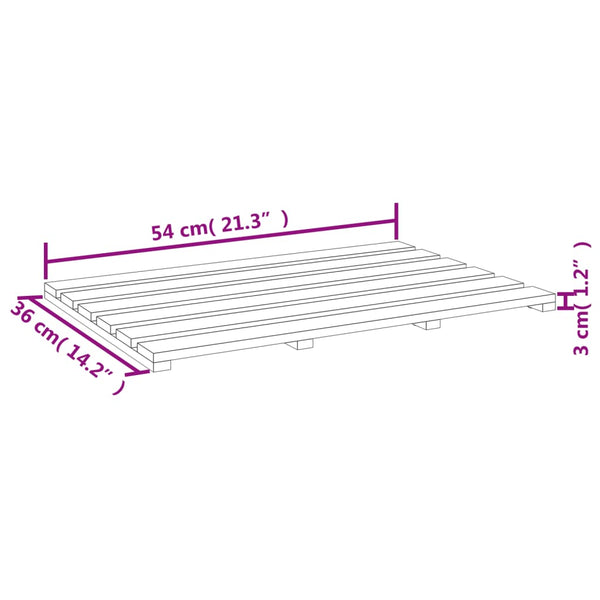 Bambu kylpymatto 54x36 cm