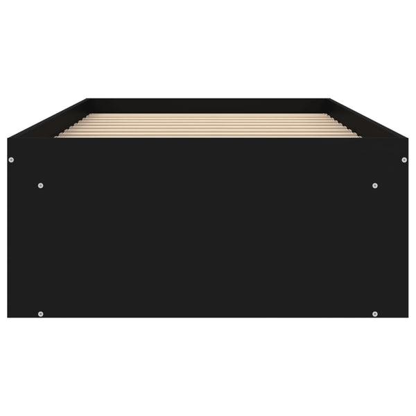 Sängynrunko musta 75x190 cm Small Single