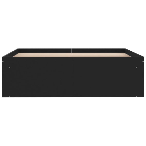 Sängynrunko musta 120x200 cm