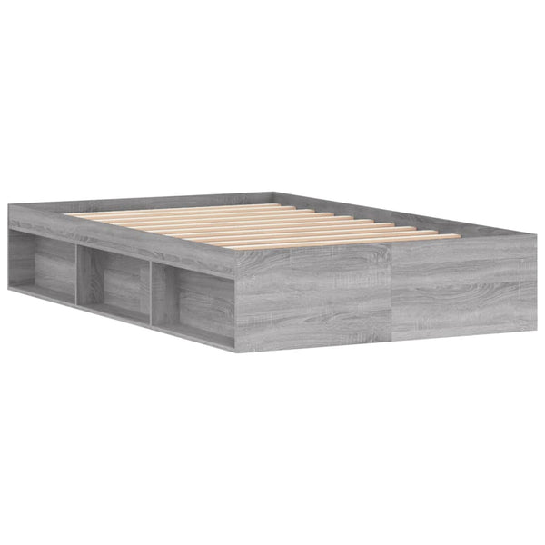 Sängynrunko harmaa Sonoma 120x200 cm