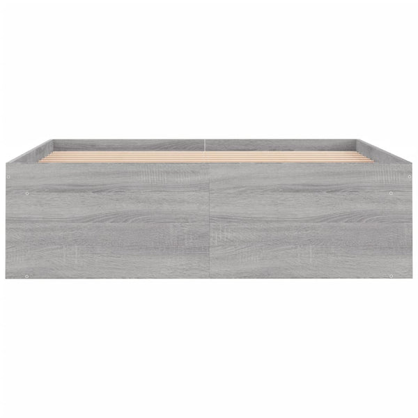 Sängynrunko harmaa Sonoma 120x200 cm