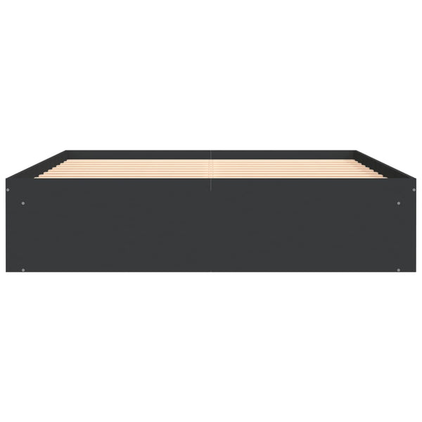 Sängynrunko musta 140x200 cm