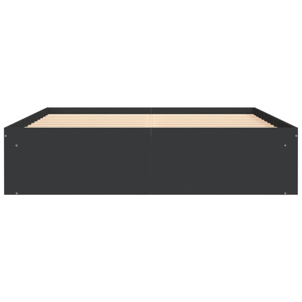 Sängynrunko musta 160x200 cm