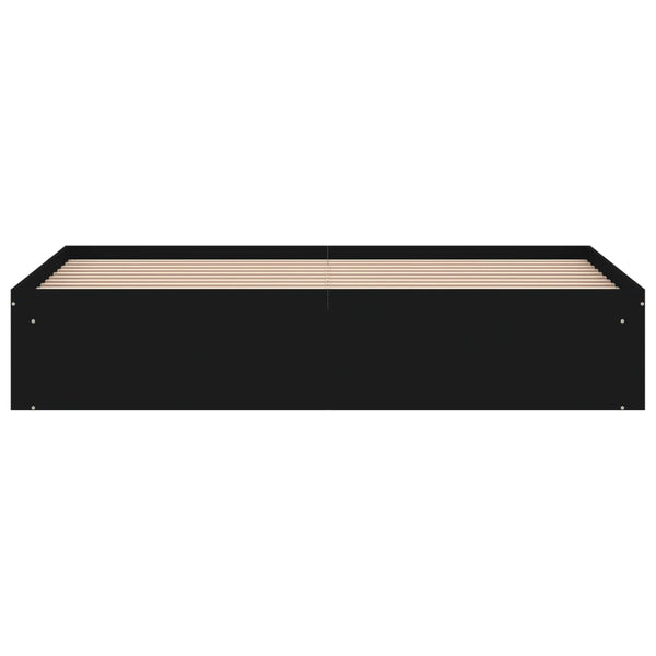 Sängynrunko musta 180x200 cm Super King Size