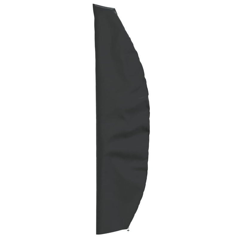 Puutarha-aurinkovarjon suoja musta 280x30/81/45 cm 420D Oxford