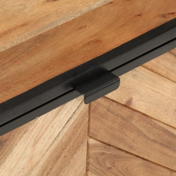 Säilytyslaatikko Ardeal 60x30x30cm (akasiapuu ja rauta)