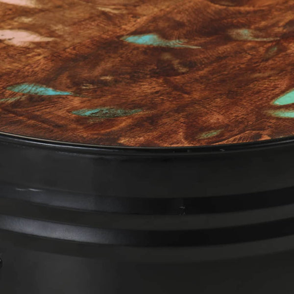 Baaripöydät rumputyyli 3 kpl kierrätetty täyspuu