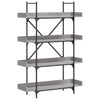Kirjahylly 4 tasoa harmaa Sonoma 100x33x145,5 cm tekninen puu