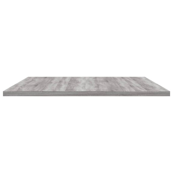 Seinähyllyt 4 kpl harmaa Sonoma 80x50x1,5 cm tekninen puu