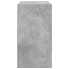Seinäkaappi lasiovilla betoninharmaa 68x37x68,5 cm