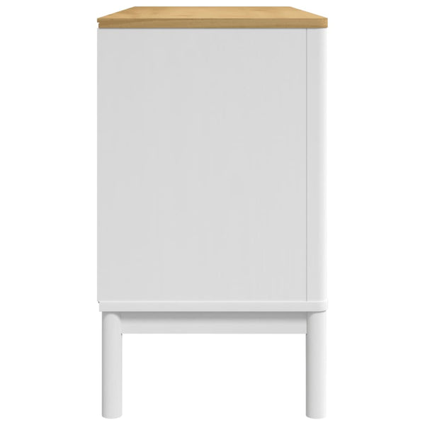 Senkki FLORO valkoinen 114x43x74 cm täysi mänty