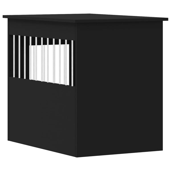 Musta koiranhäkki/kaluste Lebada 55x80x68cm (puinen)