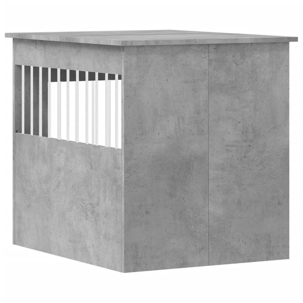 Betoninharmaa koiranhäkki/kaluste Lebada 64,5x80x71cm (puinen)
