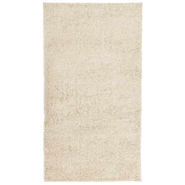 Pörrömatto PAMPLONA korkeanukka moderni kulta 60x110 cm