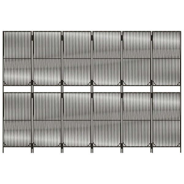 Tilanjakaja 6 paneelia harmaa polyrottinki