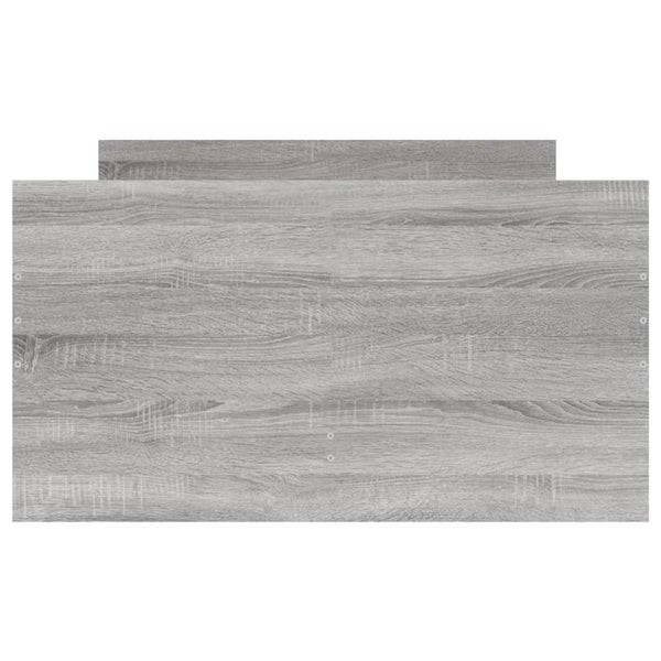 Sängynrunko laatikoilla harmaa Sonoma 100x200 cm