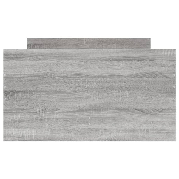 Sängynrunko laatikoilla harmaa Sonoma 75x190 cm Small Single