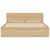 Sängynrunko päädyllä Sonoma-tammi 140x200 cm