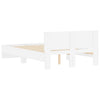 Sängynrunko päädyllä valkoinen 135x190 cm