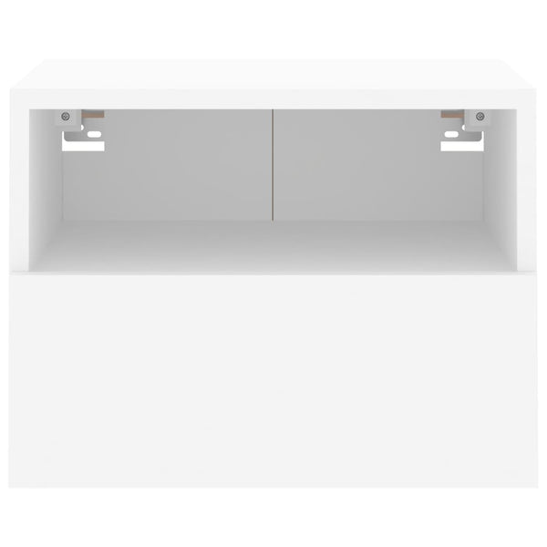 TV-seinäkaapit 2 kpl valkoinen 40x30x30 cm tekninen puu
