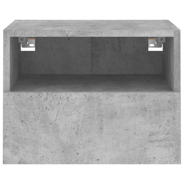 TV-seinäkaapit betoninharmaa 40x30x30 cm tekninen puu