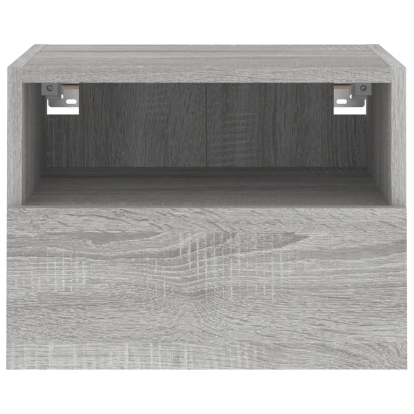 TV-seinäkaappi harmaa Sonoma 40x30x30 cm tekninen puu