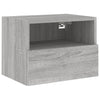 TV-seinäkaapit 2 kpl harmaa Sonoma 40x30x30 cm tekninen puu