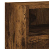 TV-seinäkaapit 2 kpl savutammi 60x30x30 cm tekninen puu