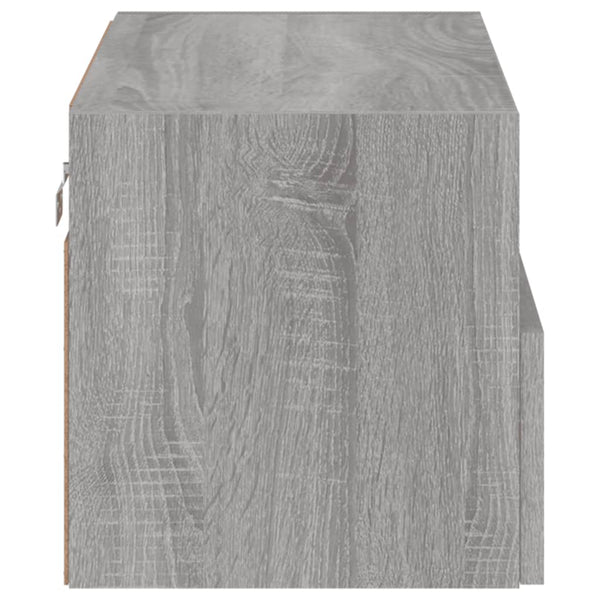TV-seinäkaappi harmaa Sonoma 60x30x30 cm tekninen puu