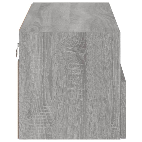 TV-seinäkaappi harmaa Sonoma 80x30x30 cm tekninen puu