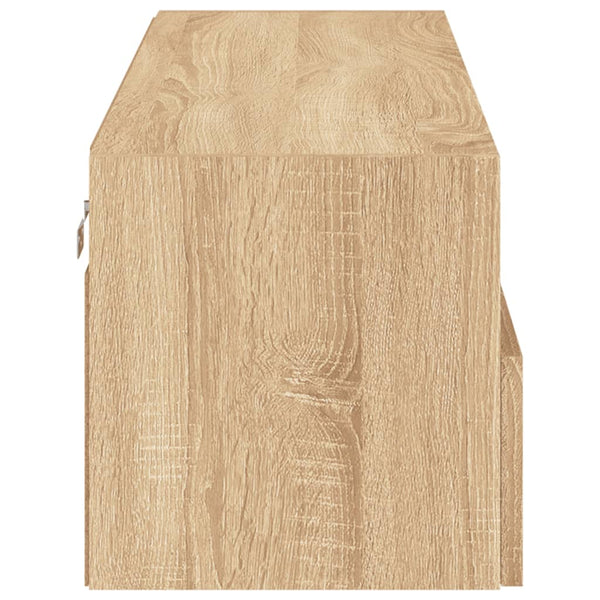 Sonoma-tammi tv-seinäkaappi Iuven 100x30x30cm (lastulevy)