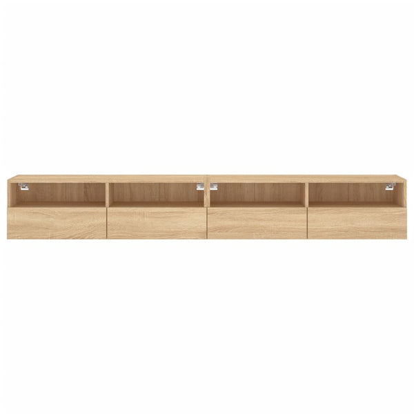 Sonoma-tammi tv-seinäkaapit Iuven 100x30x30cm (2 kpl, puinen)