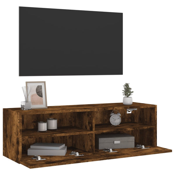 Savutammi tv-seinäkaappi Iuven 100x30x30cm (puinen)